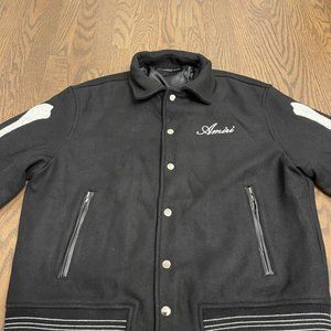 Amiri Bones Varsity Jacket Black M